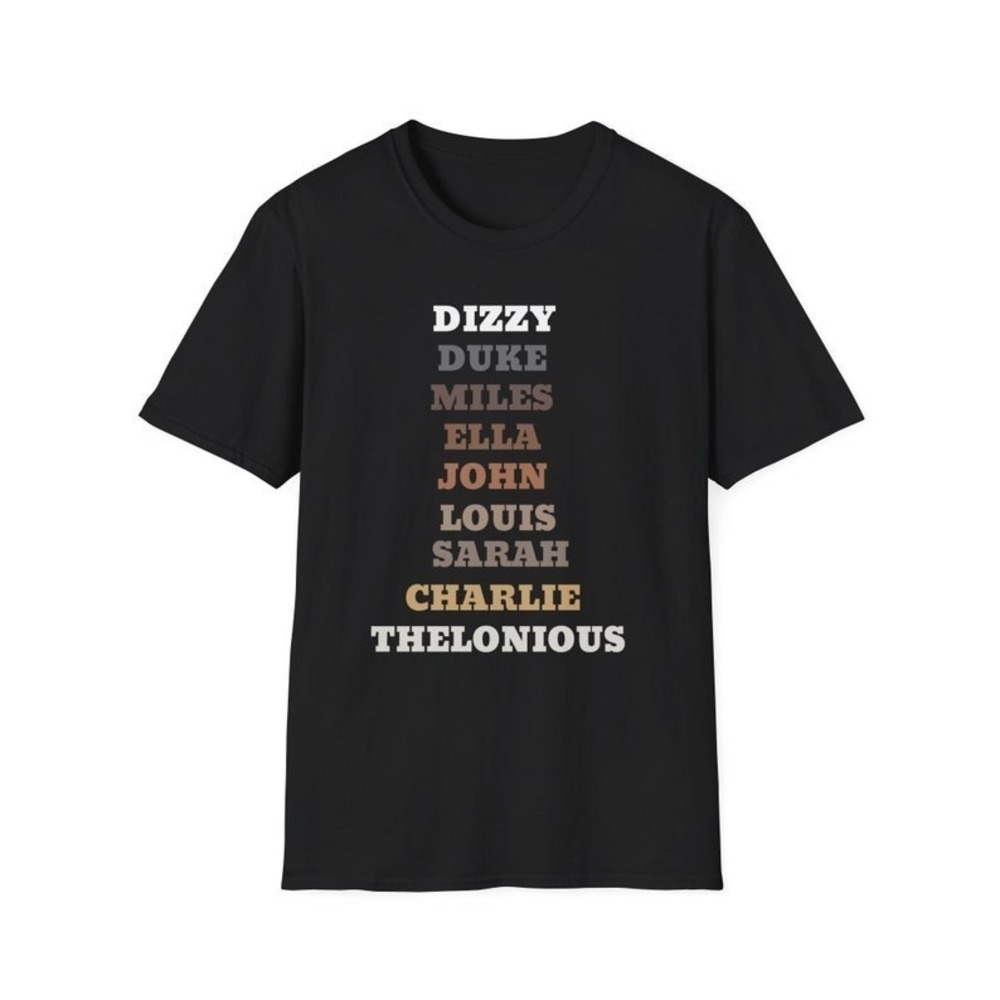 Jazz Greats T-Shirt- Father_s Day Gift Unisex Tee Shirt